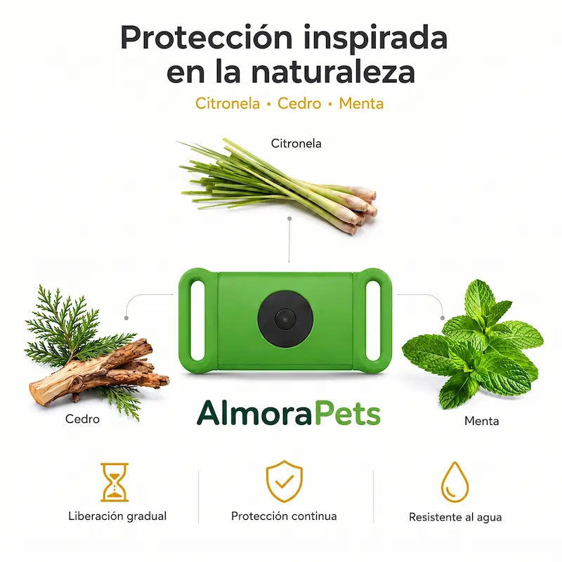 Protector Natural Contra Pulgas y Garrapatas